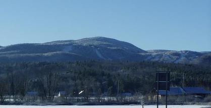 Big Tupper Ski Area's Ski Bowl from NY 30, Adirondack Club and Resorts