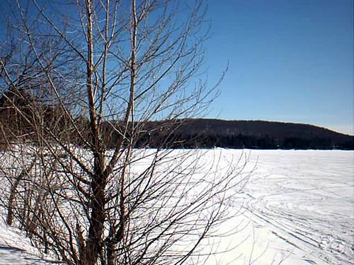 Cranberry Lake Looking East in Winter